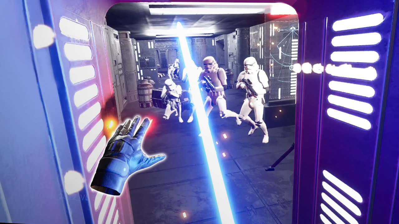 BECOMING A JEDI IN VR! - Star Wars VR Game