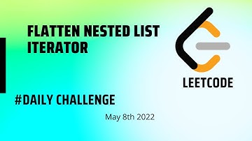 Flatten Nested List Iterator | Leetcode | DSA | JAVA