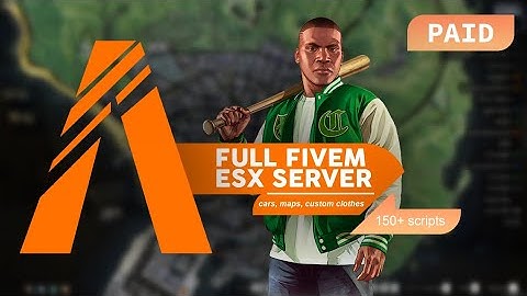 DRAG AND DROP - BEST FULL FIVEM ESX SERVER - SQL READY