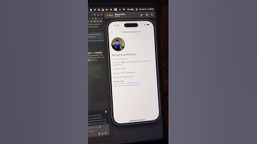 Flutter user profile screen ui design #shorts