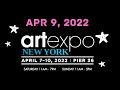 Artexpo new york 2022 april 9 2022 pier 36