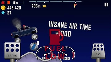 Hill Climbing Racing Game MOON Stage Super Diesel 4X4 Vehicle Game Play on iPhone 7