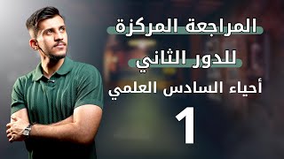 مراجعة الدور الثاني | الفصل الاول | الجزء الاول | للصف السادس العلمي | 2025