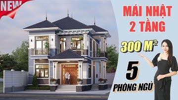 SIÊU RẺ mà ĐẸP chỉ 1,5 tỷ TRỌN GÓI mẫu BIỆT THỰ 2 tầng MÁI NHẬT do MAXHOME thiết kế  | MH01940