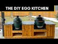 Green Egg Outdoor Kitchen Build - Both Large and XL Eggs!