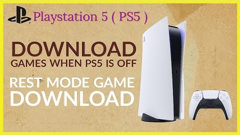 How to Download Games when PS5 is Turned OFF  | Enable Rest Mode Download on PS5 Sony PlayStation 5