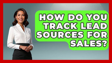How Do You Track Lead Sources For Sales? - Sales Saas Breakdown