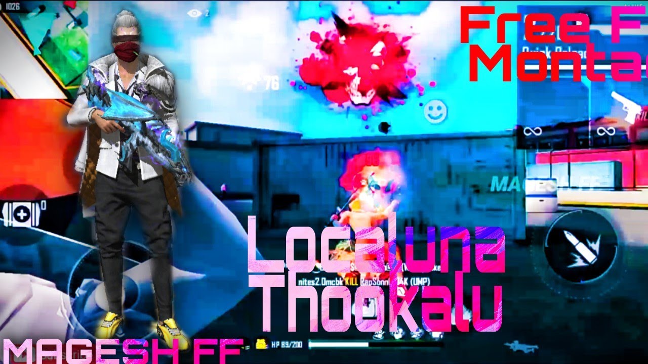 Localuna Thukallu Song   Remix Free Fire edits  MAGESH FF   Free fire onetap montage  SRM