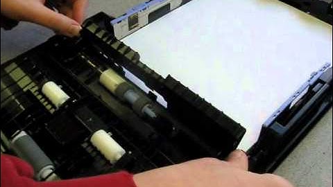 Installing the Dell 3110cn 3115cn MFP fuser maintenance kit and rollers.