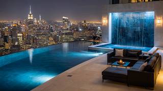 Midnight Rooftop Blues 🌃 Luxury Infinity Pool Ambience