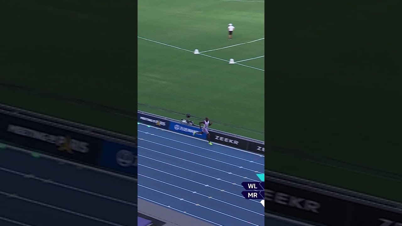 Marco Arop destroys the field with MASSIVE 1:41.84 800m in Paris #DiamondLeague