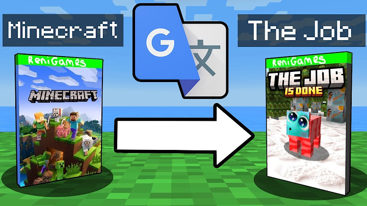 I Put Every Minecraft Texture And Sound Through Google Translate 10 QUADRILLION Times...