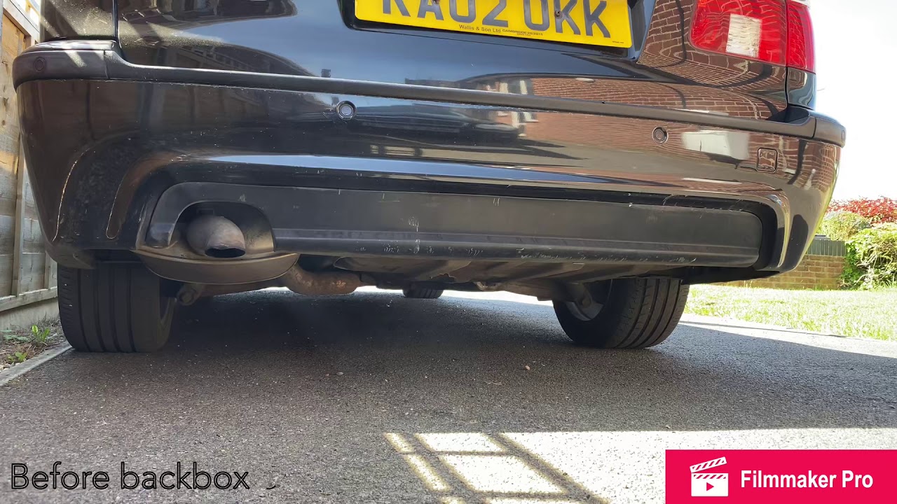 BMW E39 530d backbox delete YouTube