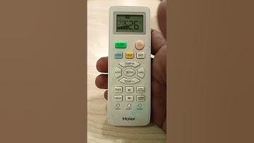Haier AC Remote Function For Cooling & Lower Electric Bill #shorts #haier