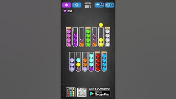 Ball Sort Puzzle Solution Level 501