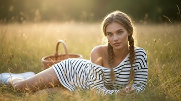 Soft Girl Forest Aesthetic | Cinematic Downtempo & Chillwave | AI Iris Music Video