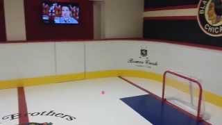 Basement hockey rink