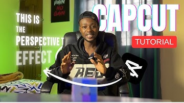 Perspective Text Effect in CapCut Tutorial Video