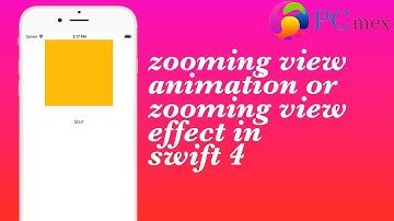zooming view animation || zooming view effect in  swift 4
