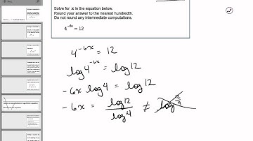 23 02 Solving an exponential equation by using logarithms: Decimal answers