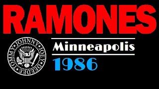 Ramones - Live In Minneapolis / Minnesota 1986