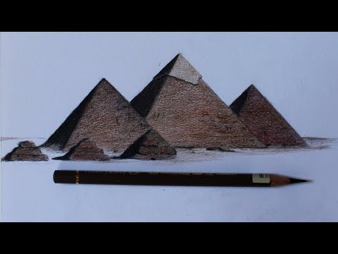 Vídeo: Como Desenhar Uma Pirâmide Egípcia