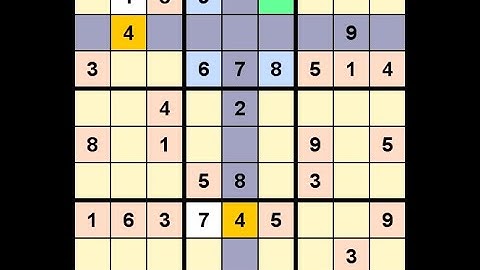 How to Solve Washington Times Sudoku Difficult November 1, 2020