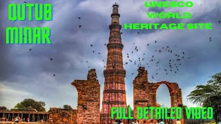 QUTUB MINAR DELHI|UNESCO WORLD HERITAGE SITE|INTRESTING HISTORY OF QUTUB MINAR| ANCIENT MARVEL|vlog