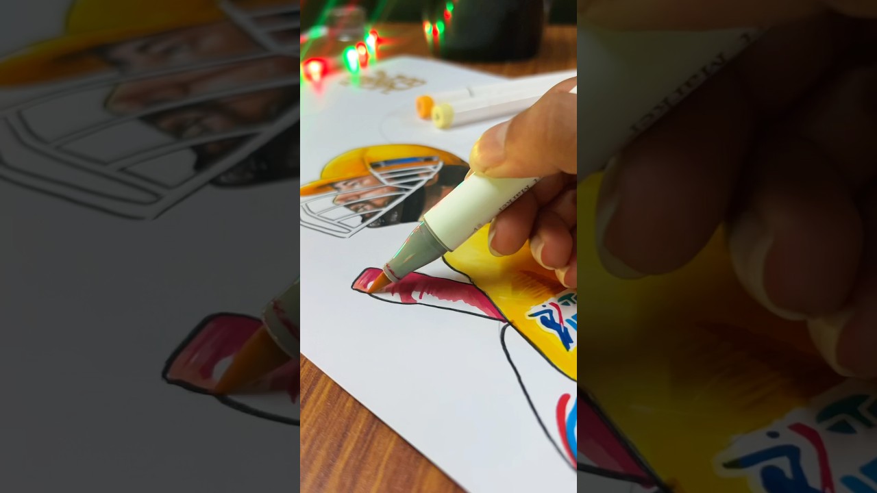 CSK vs RCB 🔥drawing (part-1) 