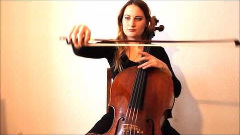 Cello tutorial 1: posture, bow hold and open strings by Romana Kaiser