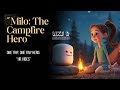 “Milo: The Campfire Hero”/One trip. One tiny hero.|HR VIBES |”.