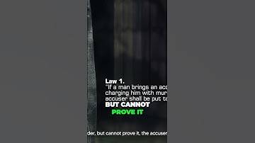 Eye for an Eye Ancient Laws of Justice Revealed