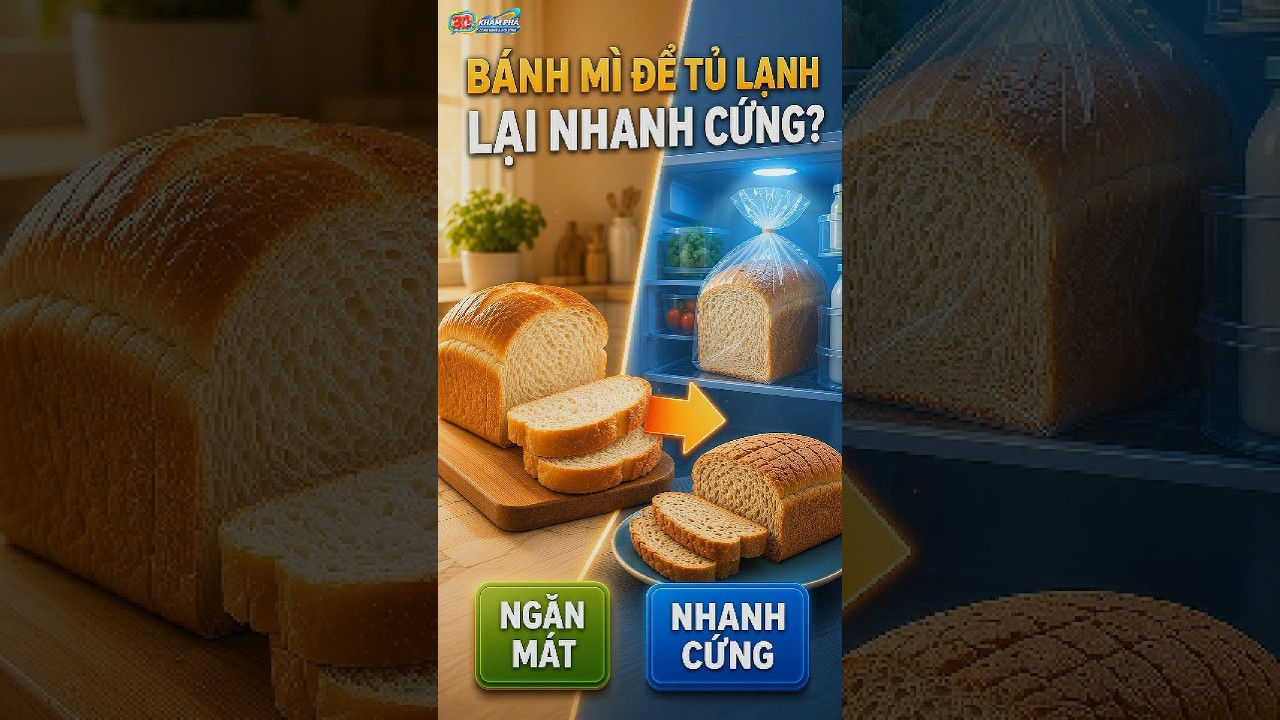Vì sao bánh mì để tủ lạnh lại nhanh bị cứng?