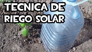 Solar irrigation technique | Ecological garden