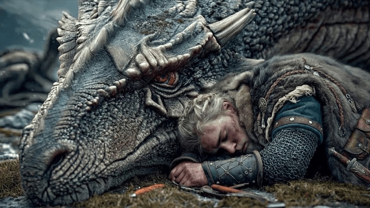 Wygnańczy wojownik zginął broniąc smoczego gniazda – smoki uczyniły go legendą