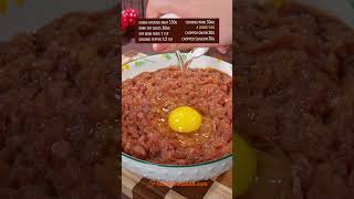 EASY CHINESE MEAT PANCAKE RECIPE #recipe #cooking #chinesefood #pancake #comfortfood