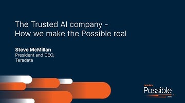 Possible 2024 LA: The Trusted AI Company: How We Make the Possible Real
