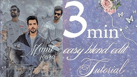 Easy 3 min blend edit tutorial for fan page