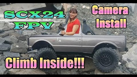 SCX24 FPV Camera Installation and Night Run