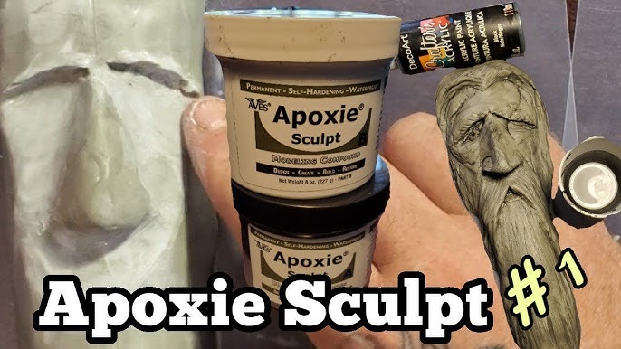 The Best Air Dry Clay?! Trying out Apoxie Sculpt for the first