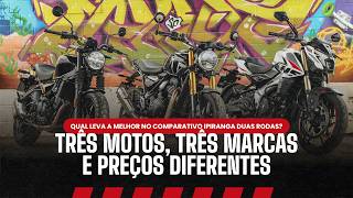 TRÊS MOTOS, TRÊS MARCAS E PREÇOS DIFERENTES | Qual leva a melhor no comparativo Ipiranga Duas Rodas?