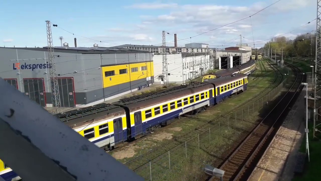 Вагонный парк. Рига. Место, где стоит "Латвияс Экспресис". Vagonu parks, Rīga.