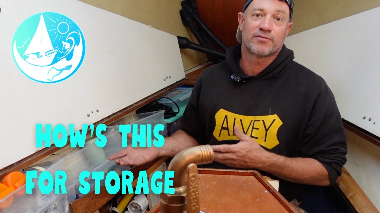 Storage on our Sail Boat home & learning how to WELD Ep 396