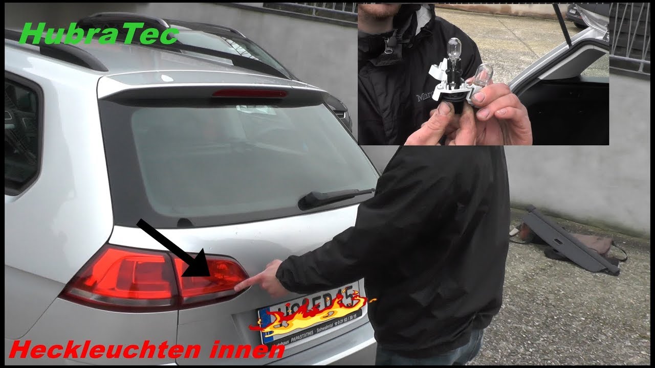 Heckleuchten Aussen Tauschen Wechseln Volkswagen Golf 7 Youtube