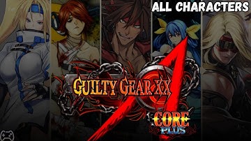 Guilty Gear XX Accent Core Plus - All characters (PSP)