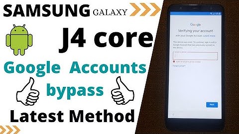 SAMSUNG J4 core Google Account bypass without PC 100%Working working method|| J410f FRP reset