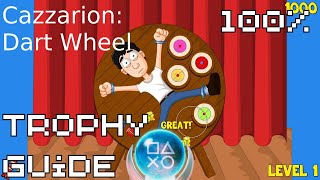 Cazzarion Dart Wheel | Easy Cheap Fast Platinum! | 100% Trophy Guide