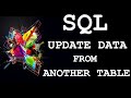 SQL: Update Values from Another Table using UPDATE Statement with Subquery in WHERE clause