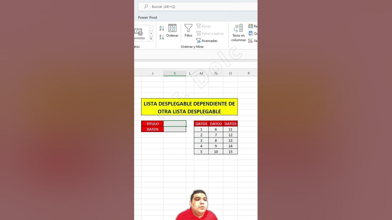 Lista desplegable dependiente de otra lista en excel short mrdolc