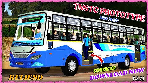 🤩🥳 NEW TNSTC PROTOTYPE GOVERNMENT BUS MOD RELIESD FOR BUSSID DOWNLOAD NOW #newbusmod #prototype